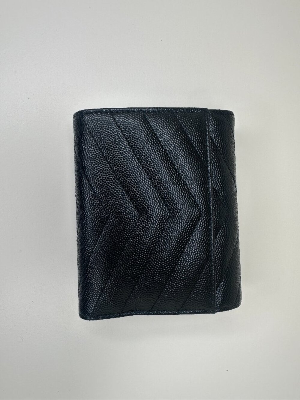 Saint Laurent Cassandre Matelassé Compact Tri Fold Wallet - Picture 11 of 14